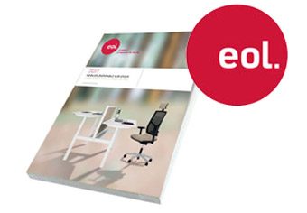 Le nouveau catalogue EOL. Amnagement de mobilier de bureau pour entreprise.